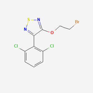 3-(2-Bromoethoxy)-4-(2,6-dichlorophenyl)-1,2,5-thiadiazole