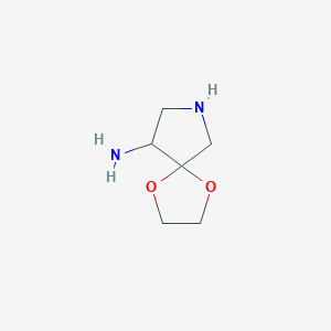 9-Amino-1,4-dioxa-7-azaspiro[4.4]nonane
