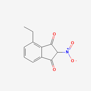 4-Ethyl-2-nitro indane-1,3-dione