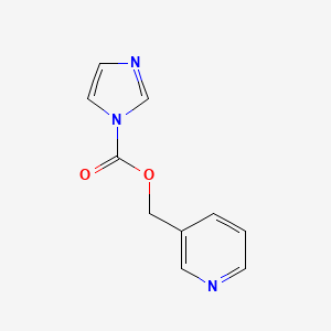 molecular formula C10H9N3O2 B8410008 (pyridin-3-yl)methyl 1H-imidazole-1-carboxylate CAS No. 212632-27-4