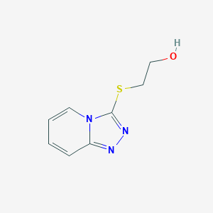 molecular formula C8H9N3OS B8410014 2-[1,2,4-Triazolo(4,3-a)pyridin-3-ylmercapto]ethanol 