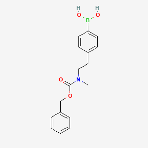 4-(2-((Benzyloxycarbonyl)(methyl)amino)ethyl)phenylboronic acid