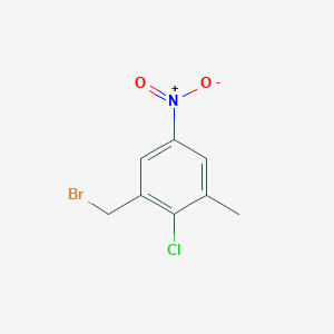 1-(Bromomethyl)-2-chloro-3-methyl-5-nitrobenzene