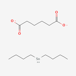 molecular formula C14H26O4Sn B8410079 Dibutyltin adipate 