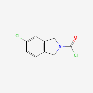 molecular formula C9H7Cl2NO B8410088 5-Chloroisoindoline-2-carbonyl chloride 