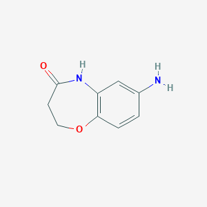 2-Amino-6,7-dihydro-9H-5-oxa-9-aza-benzocyclohepten-8-one