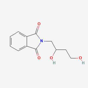 molecular formula C12H13NO4 B8410247 N-(2,4-dihydroxybutyl)phthalimide 