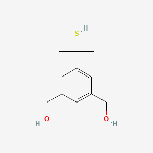 3,5-Bis(hydroxymethyl)-1-(1-mercapto-1-methylethyl)benzene