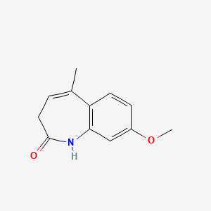 molecular formula C12H13NO2 B8410381 8-methoxy-5-methyl-1H-benzo[b]azepin-2(3H)-one 