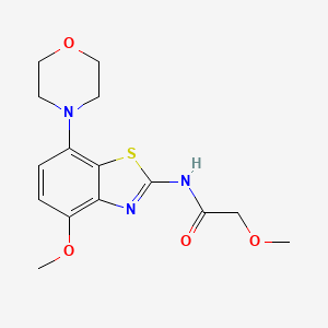 2-Methoxy-N-(4-methoxy-7-morpholin-4-yl-benzothiazol-2-yl)-acetamide