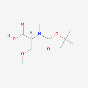 2-{[(Tert-butoxy)carbonyl](methyl)amino}-3-methoxypropanoic acid