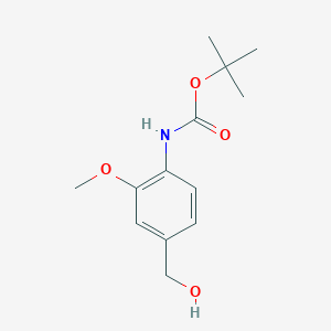 Tert-butyl 4-(hydroxymethyl)-2-methoxyphenylcarbamate