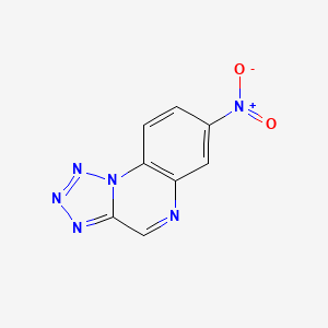 molecular formula C8H4N6O2 B8410462 7-Nitrotetrazolo[1,5-a]quinoxaline 