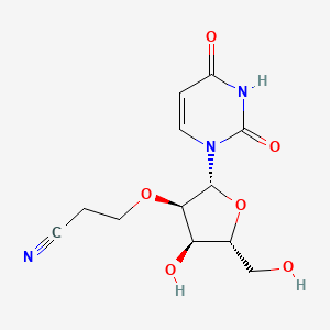 molecular formula C12H15N3O6 B8410477 2'-O-(2-Cyanoethyl)uridine 