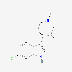 6-chloro-3-(1,3-dimethyl-1,2,3,6-tetrahydropyridin-4-yl)-1H-indole