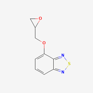 molecular formula C9H8N2O2S B8410579 4-(2,3-Epoxypropoxy)-2,1,3-benzothiadiazole 