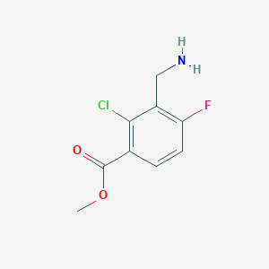 Methyl 3-(aminomethyl)-2-chloro-4-fluorobenzoate