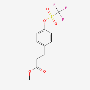 Methyl 3-[4-[(trifluoromethylsulfonyl)oxy]phenyl]propanoate