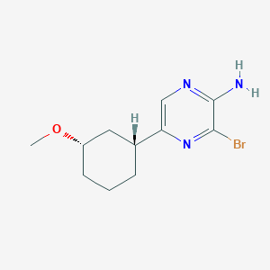 Rel-3-bromo-5-((1R,3S)-3-methoxycyclohexyl)pyrazin-2-amine