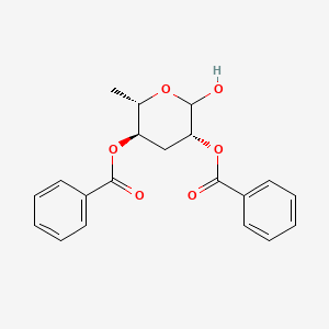 Tetrahydro-3'R,5'R-dibenzoyloxy-6'S-methyl-2H-pyrane