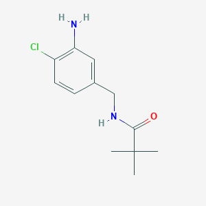 N-(3-amino-4-chlorobenzyl)pivalamide