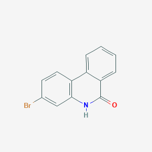 molecular formula C13H8BrNO B8410982 3-Bromophenanthridin-6-ol 