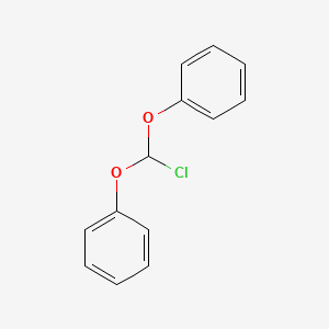 molecular formula C13H11ClO2 B8411018 Diphenoxychloromethane CAS No. 4431-86-1