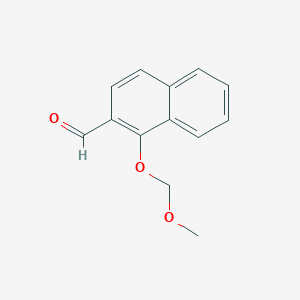 molecular formula C13H12O3 B8411101 1-Methoxymethoxy-2-naphthaldehyde CAS No. 73220-21-0