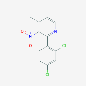 2-(2,4-Dichlorophenyl)-4-methyl-3-nitropyridine