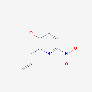 molecular formula C9H10N2O3 B8411160 2-Allyl-3-methoxy-6-nitropyridine 