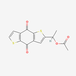 Benzo[1,5-b']dithiophene-4,8-dione, 2-[1-(acetyloxy)ethyl]-