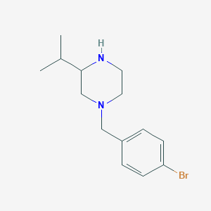 molecular formula C14H21BrN2 B8411173 1-(4-Bromo-benzyl)-3-isopropyl-piperazine CAS No. 1234549-70-2