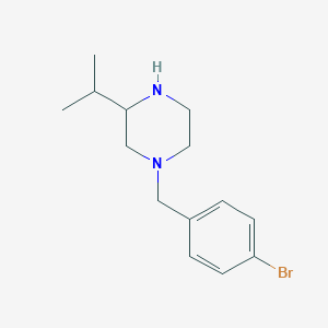 1-(4-Bromo-benzyl)-3-isopropyl-piperazine