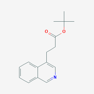 3-Isoquinolin-4-yl-propionic acid tert-butyl ester