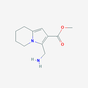 Methyl 3-(Aminomethyl)-5,6,7,8-tetrahydroindolizine-2-carboxylate