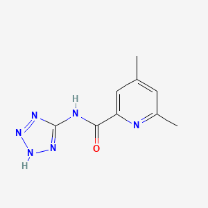 N-(5-tetrazolyl)-4,6-dimethyl-2-pyridinecarboxamide