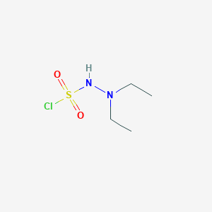 molecular formula C4H11ClN2O2S B8411264 Diethylaminosulfamoyl chloride 