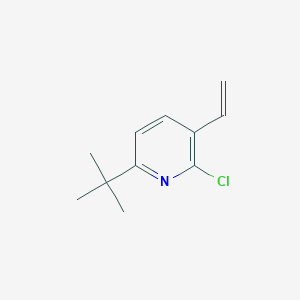 molecular formula C11H14ClN B8411404 6-tert-Butyl-2-chloro-3-vinylpyridine 
