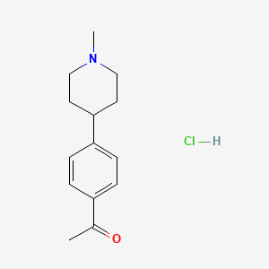 1-(4-(1-Methylpiperidin-4-yl)phenyl)ethan-1-onehydrochloride