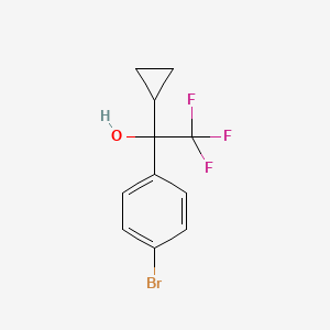 1-(4-Bromophenyl)-1-cyclopropyl-2,2,2-trifluoroethanol
