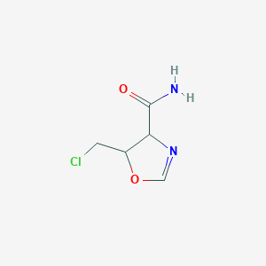 5-(Chloromethyl)-4,5-dihydro-4-oxazolecarboxamide