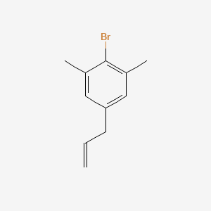 molecular formula C11H13Br B8411532 5-Allyl-2-bromo-1,3-dimethylbenzene 