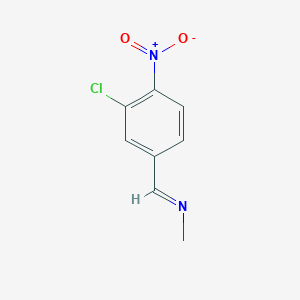 N-(3-Chloro-4-nitrobenzylidene)methanamine