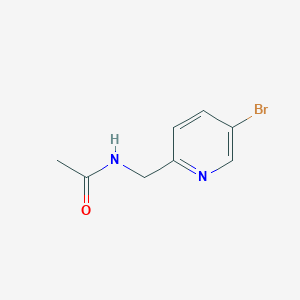 molecular formula C8H9BrN2O B8411570 N-((5-bromopyridin-2-yl)methyl)acetamide 