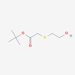 Tert-butyl 2-(2-hydroxyethylthio)acetate
