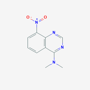 8-Nitro-4-dimethylamino-quinazoline