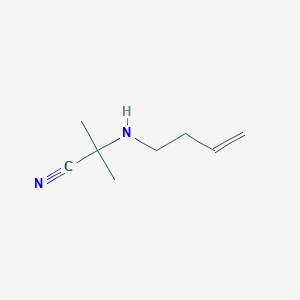 molecular formula C8H14N2 B8411697 2-Allylmethylamino-2-methylpropionitrile 