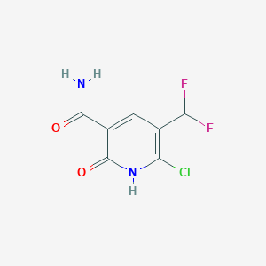 molecular formula C7H5ClF2N2O2 B8411701 6-Chlorodifluoromethyl-2-hydroxynicotinamide 