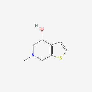 molecular formula C8H11NOS B8411709 6-Methyl-4,5,6,7-tetrahydrothieno[2,3-c]pyridin-4-ol 