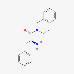 molecular formula C18H22N2O B8411745 (2S)-2-amino-N-benzyl-N-ethyl-3-phenylpropanamide 